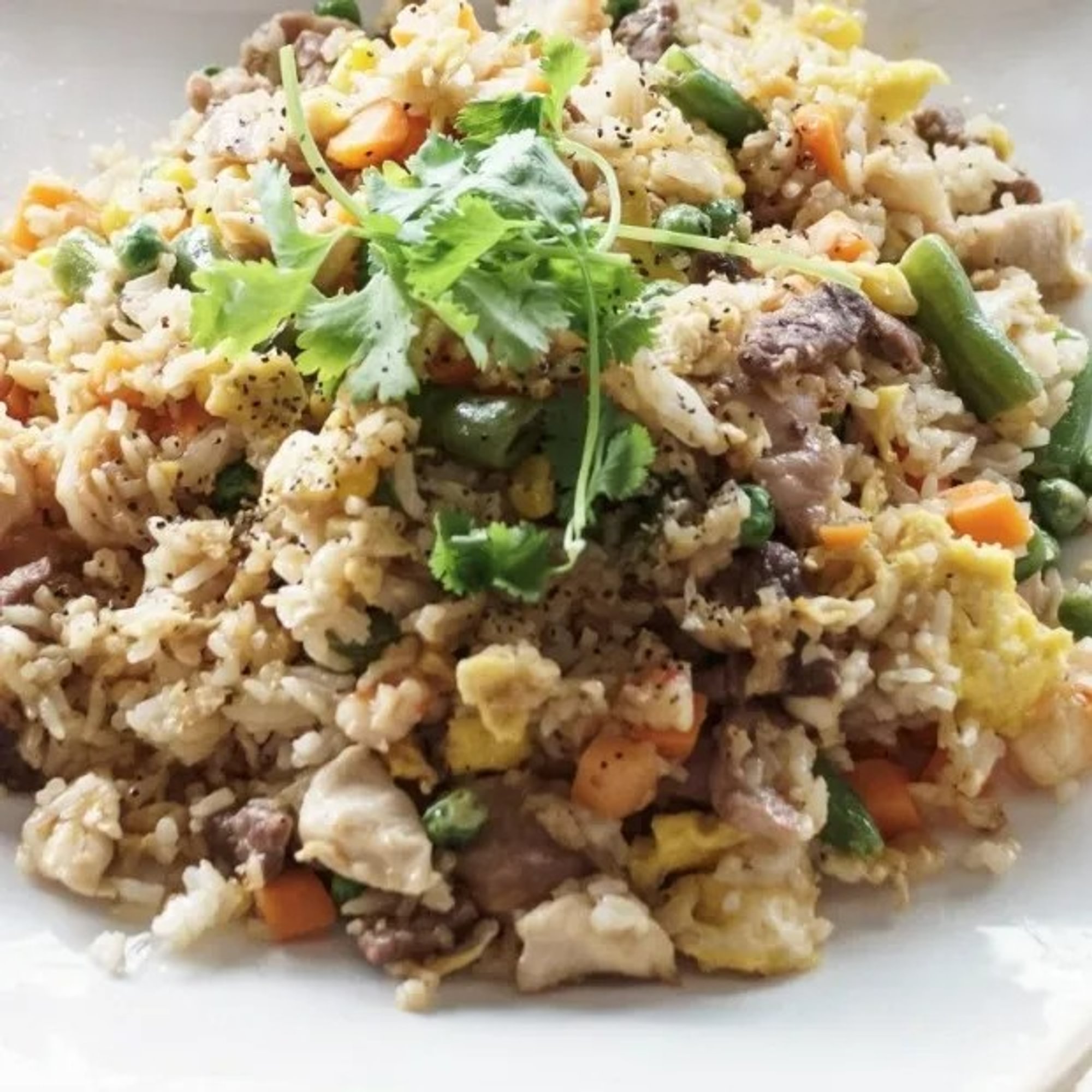 Fried Rice Beef or Pork (Com Chien Bo Hoac Heo)