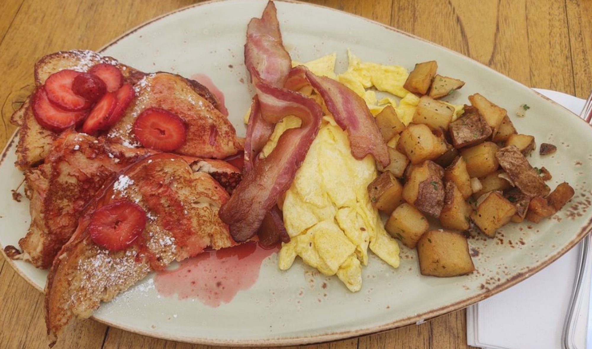 Strawberry French Toast Combo