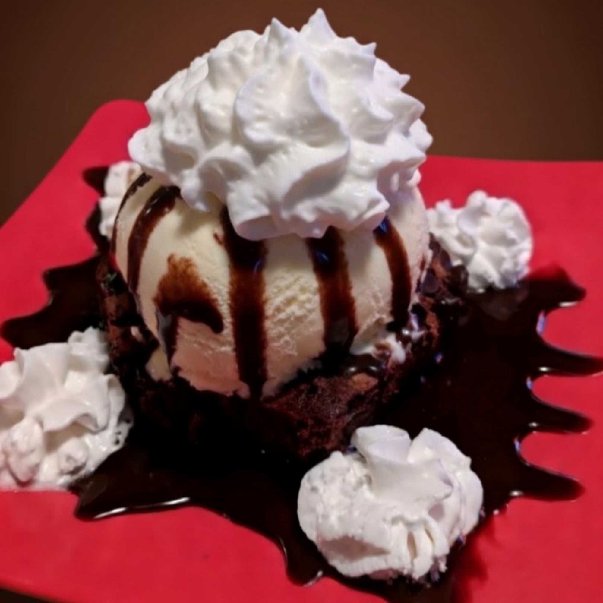 Chocolate Chip Brownie Sundae