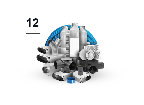 Controlled Residential Ventilation – Components and Accessories for Controlled V