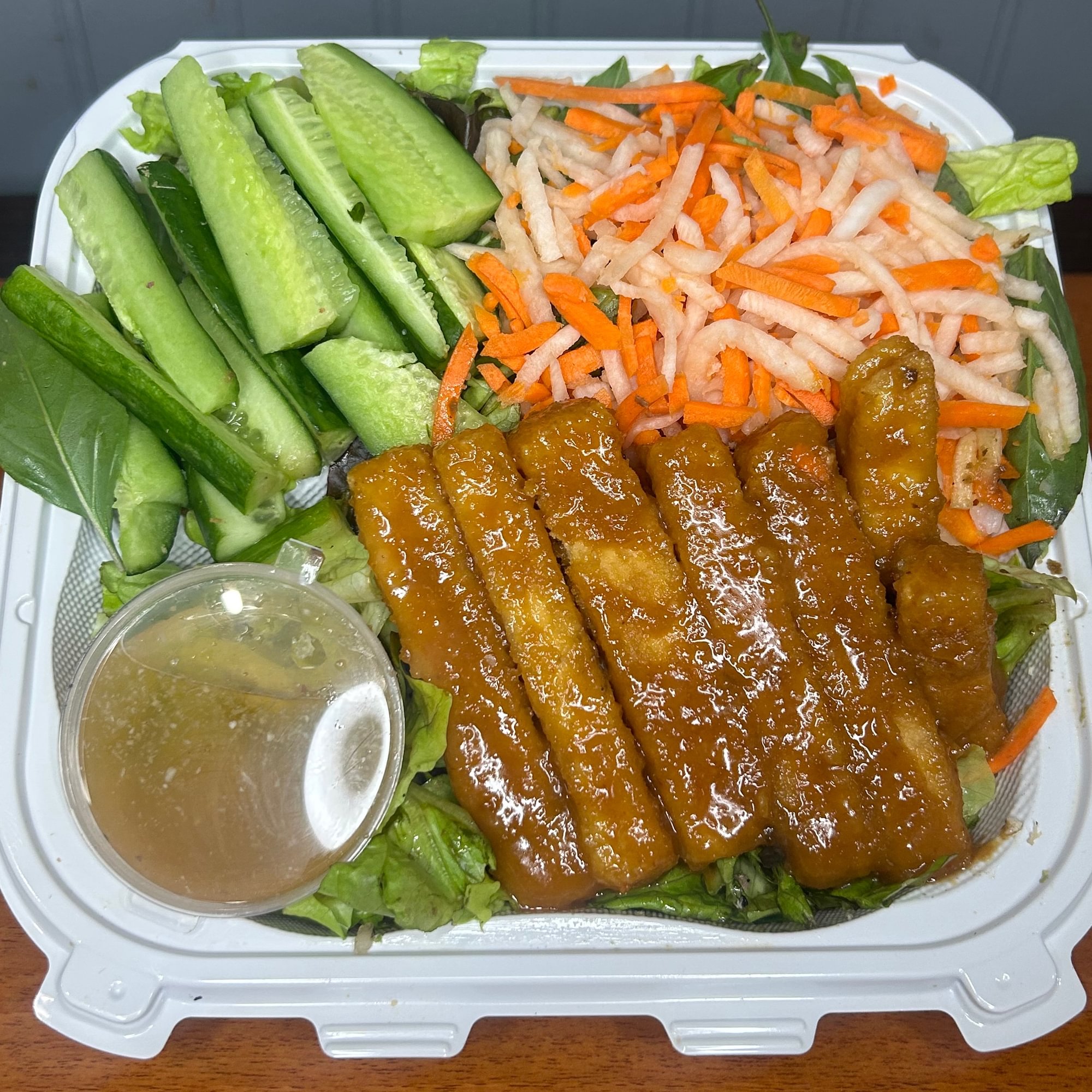 Crispy Tofu Salad Bowl