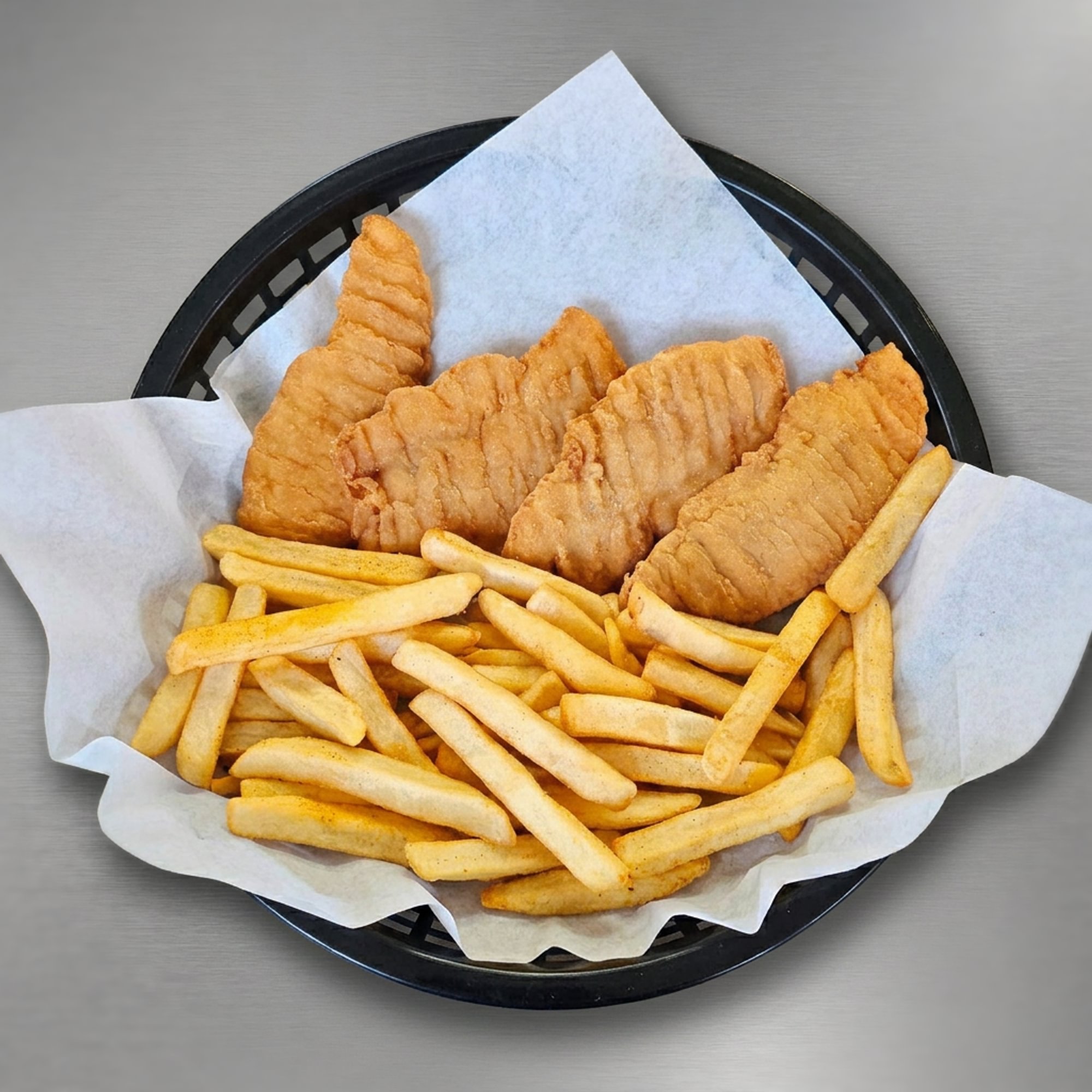 Chicken Fingers (4 Pieces) with Fries