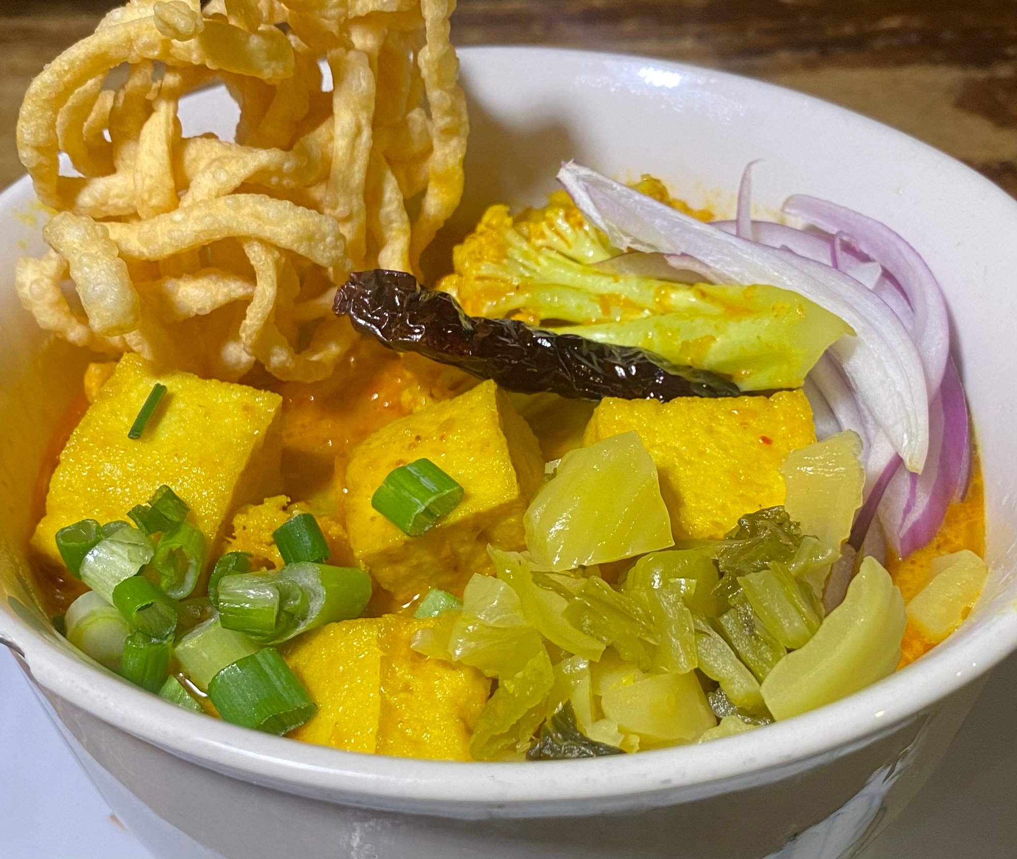 Vegetarian Khao Soi