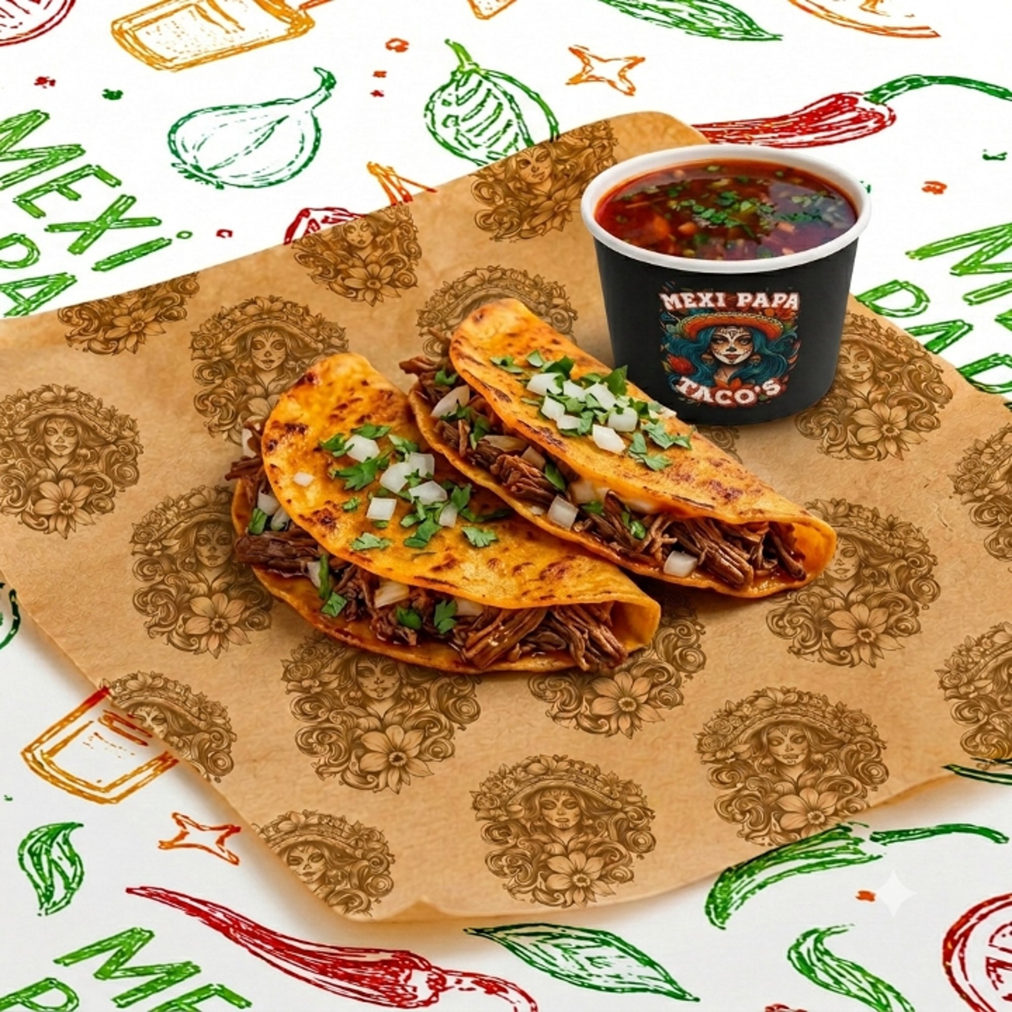 Chicken Birria Tacos (2pc)