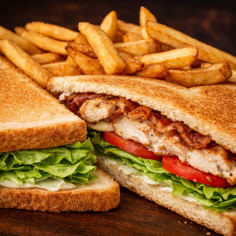 Grilled Chicken Club Sandwich