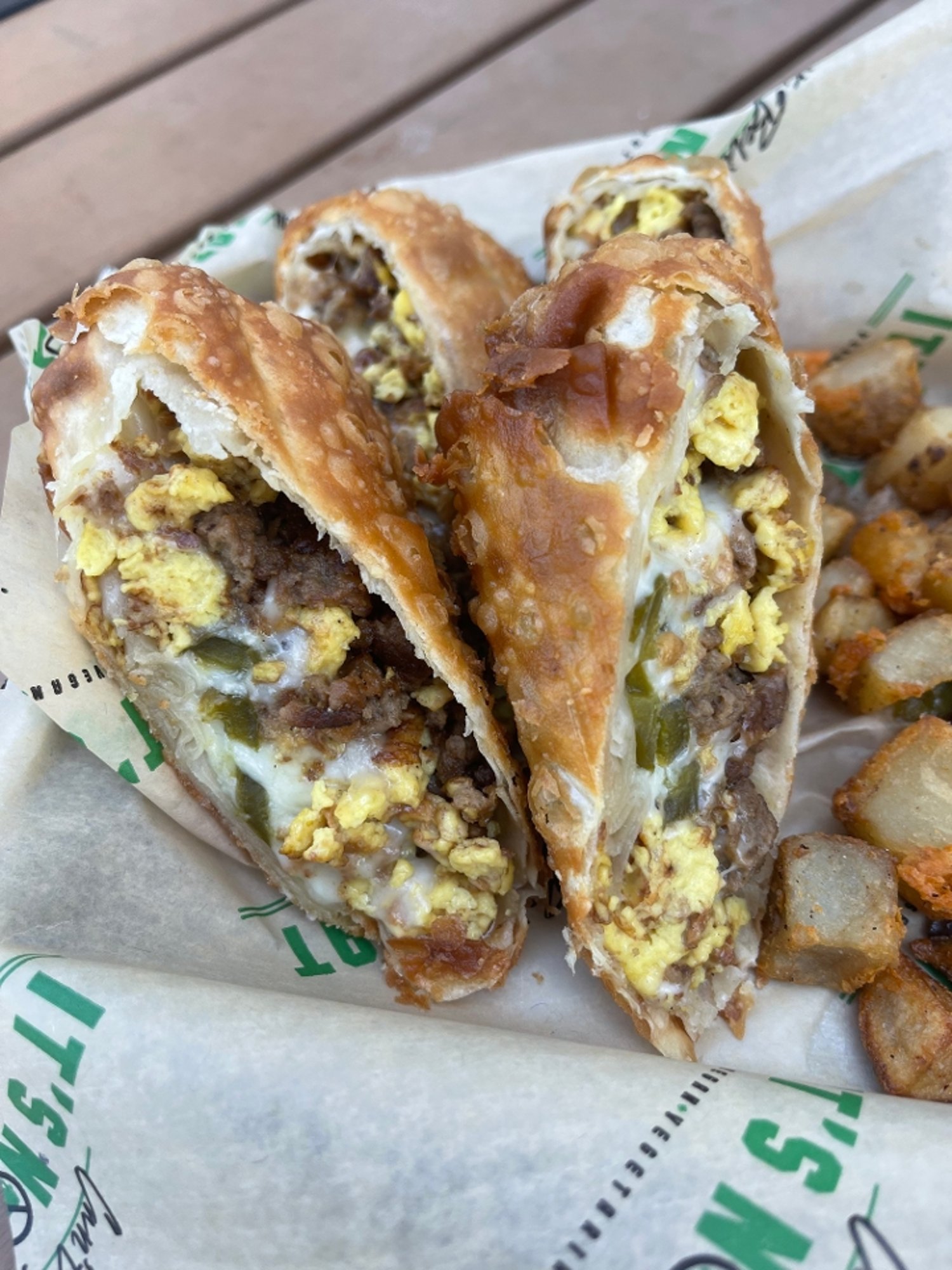BREAKFAST EGG ROLLS