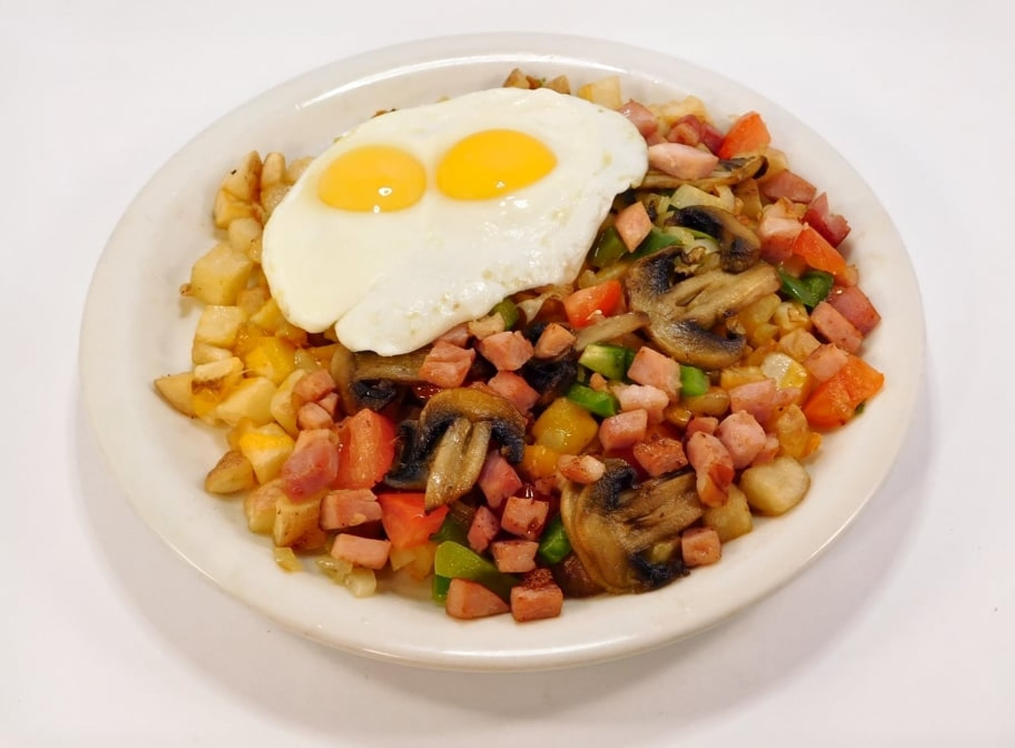 Ham & Veggies Skillet