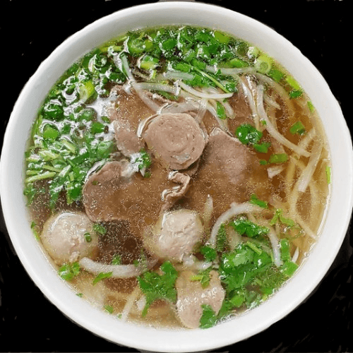 P6. Rare, Welldone, Meatball Noodle soup (T, C, BV)
