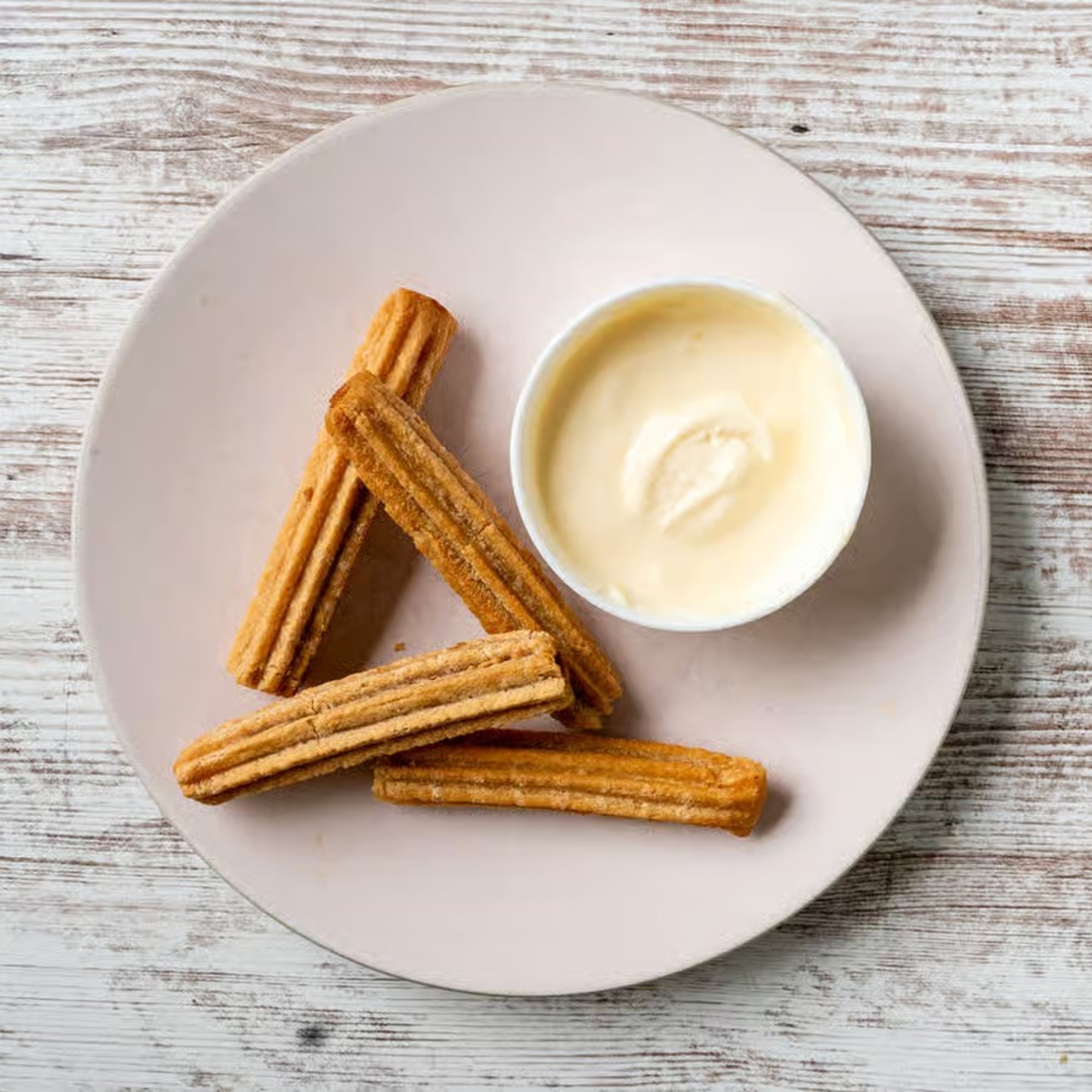 Churros with Ice Cream