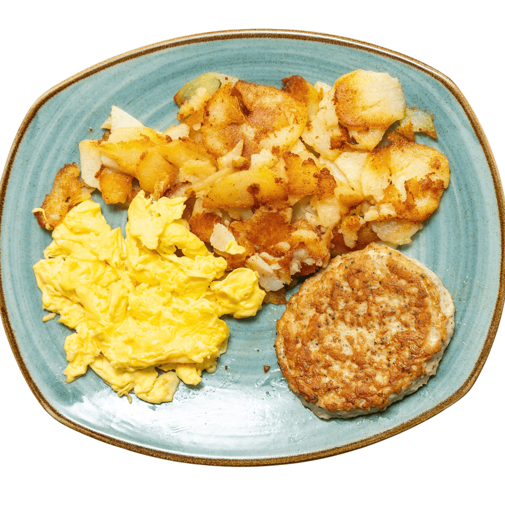 Turkey Patty Combo Plate