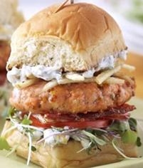 King Salmon Cake sliders
