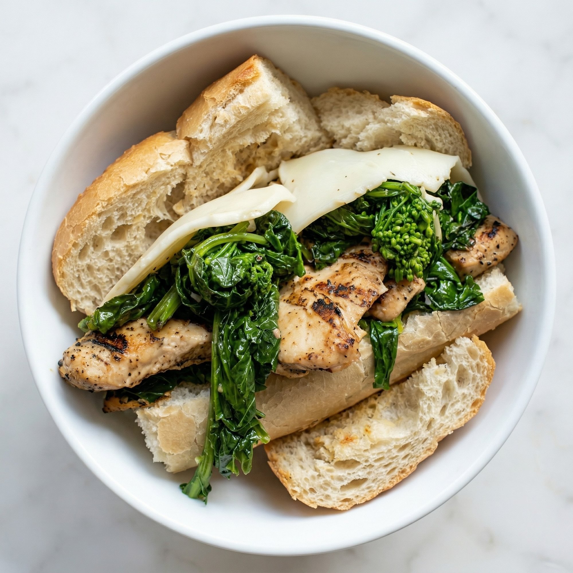 Chicken & Broccoli Rabe Hero