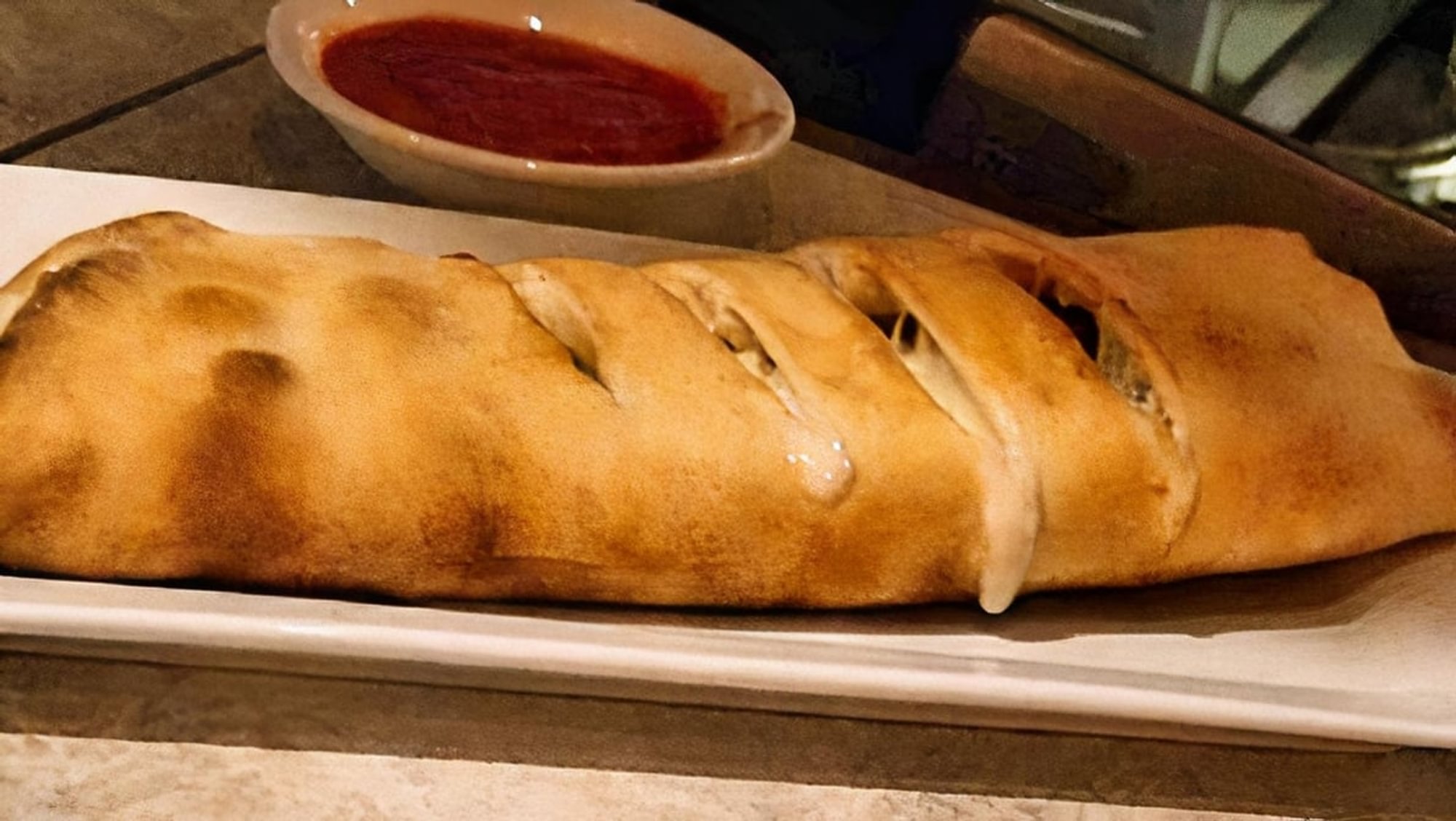 Chicken parmesan roll