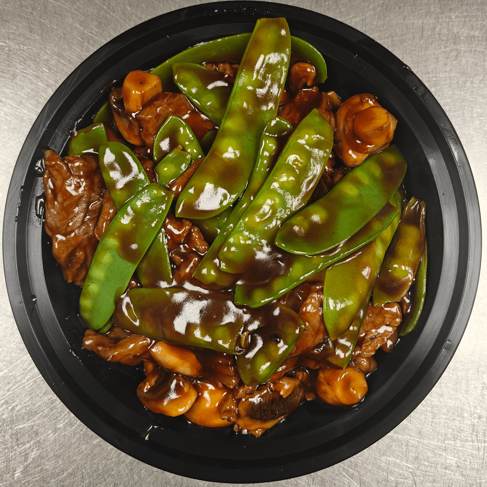 Beef with Snow Peas and Mushrooms