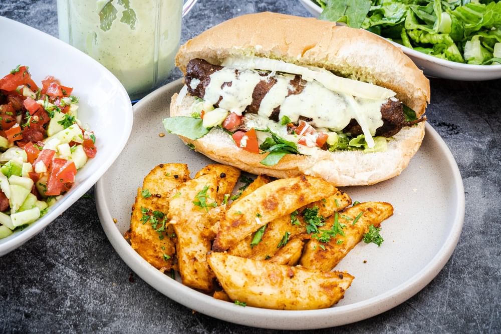 Beef Shish Kebab Sandwich