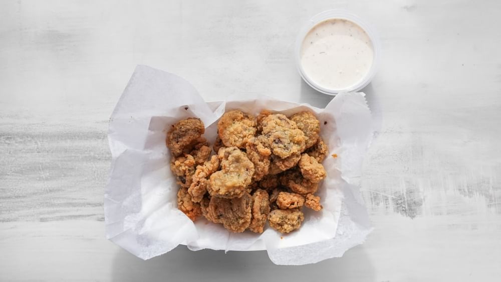 Fried Baby Portabella