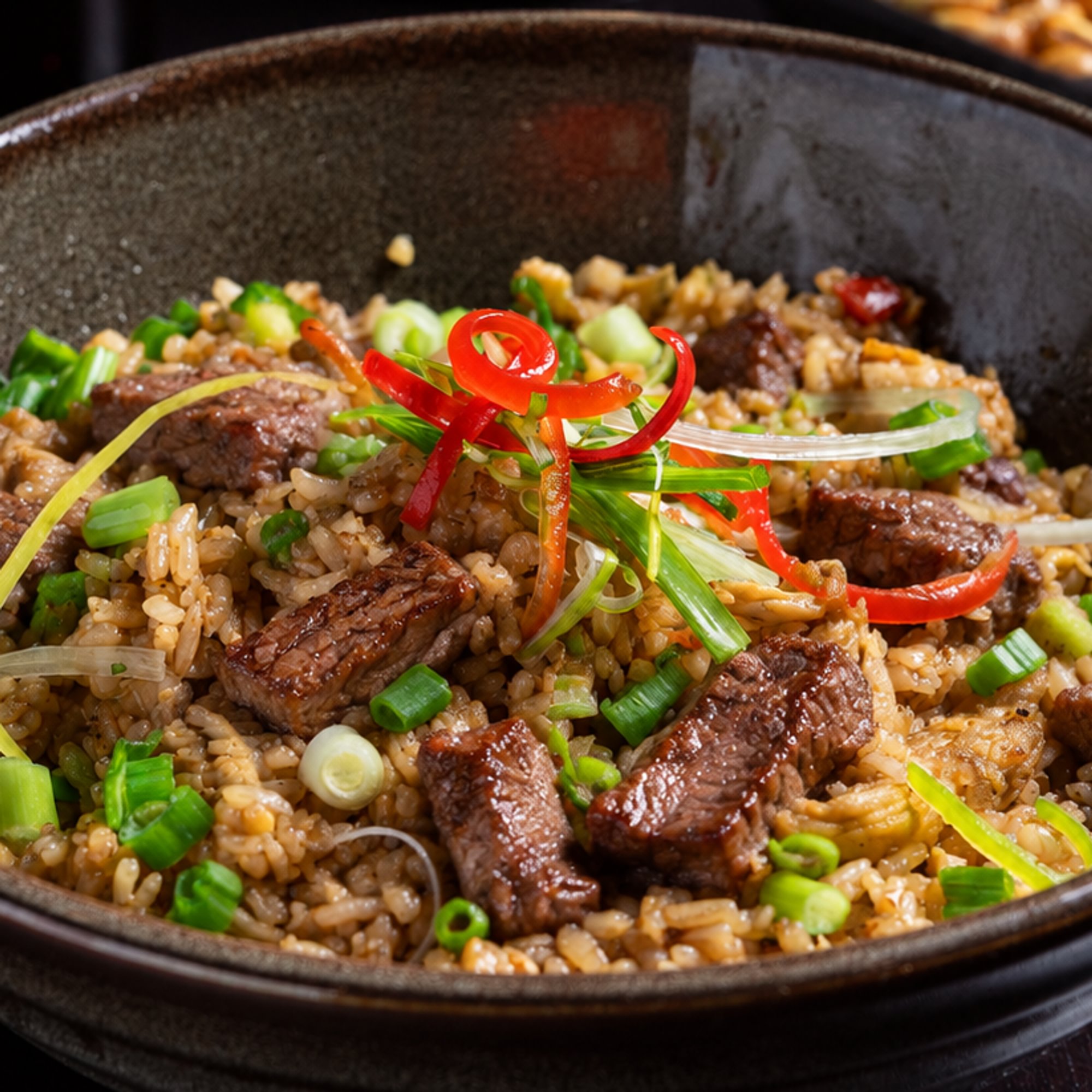Chaufa carne