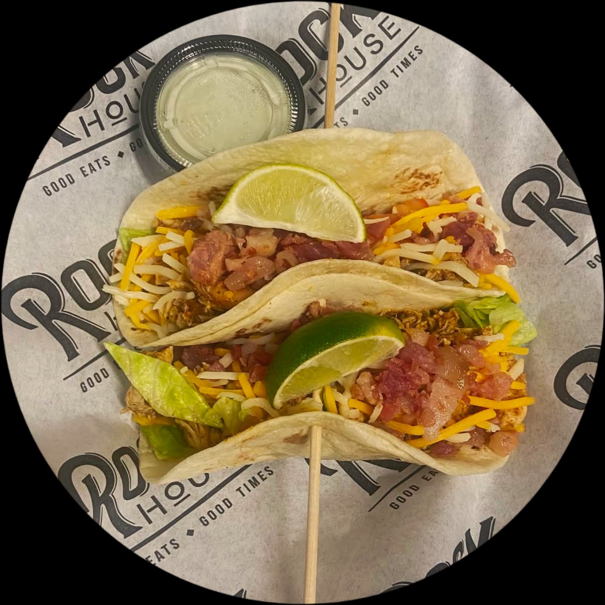 Chicken Club Tacos