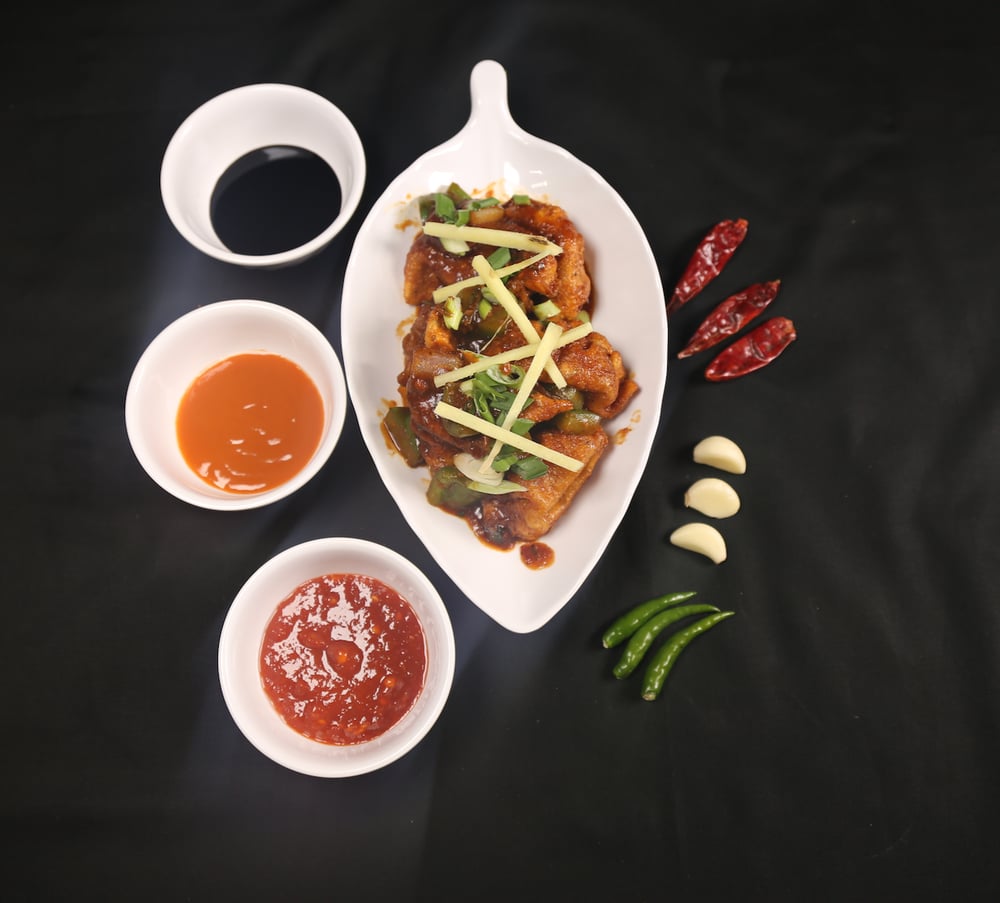 Chilli Veg Momos