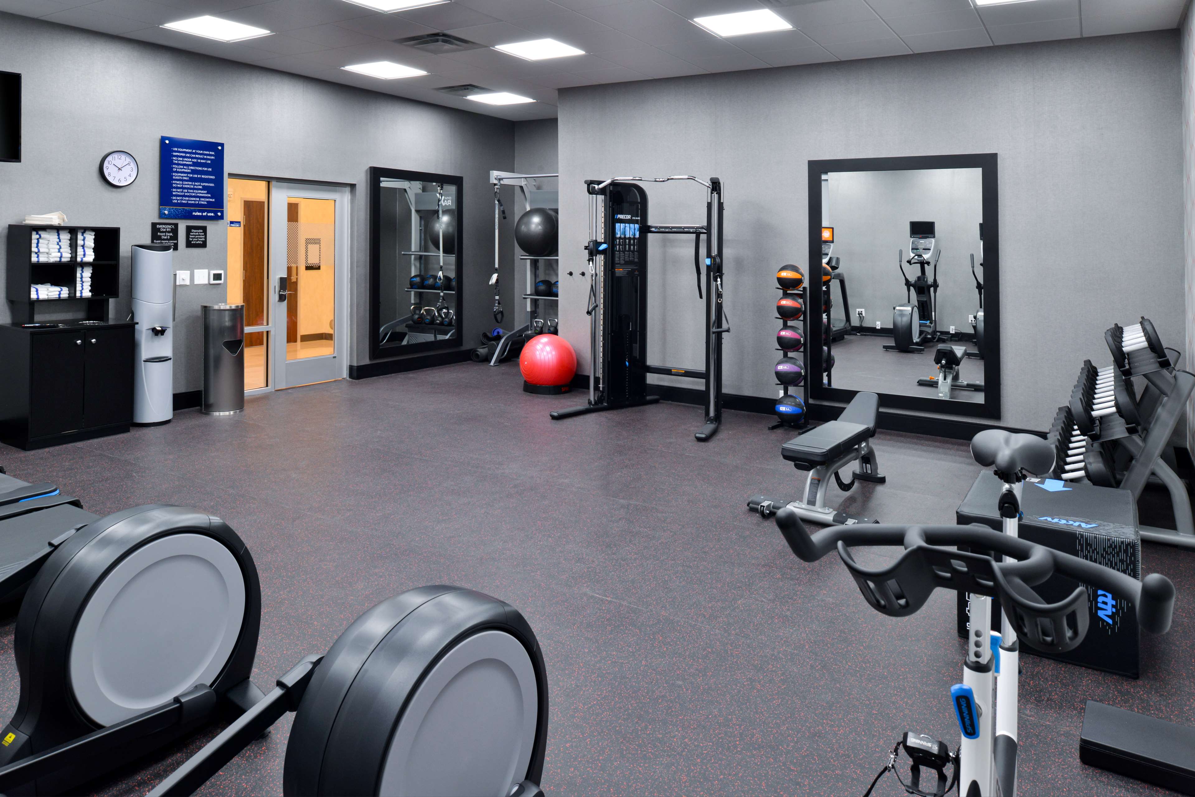 Health club  fitness center  gym