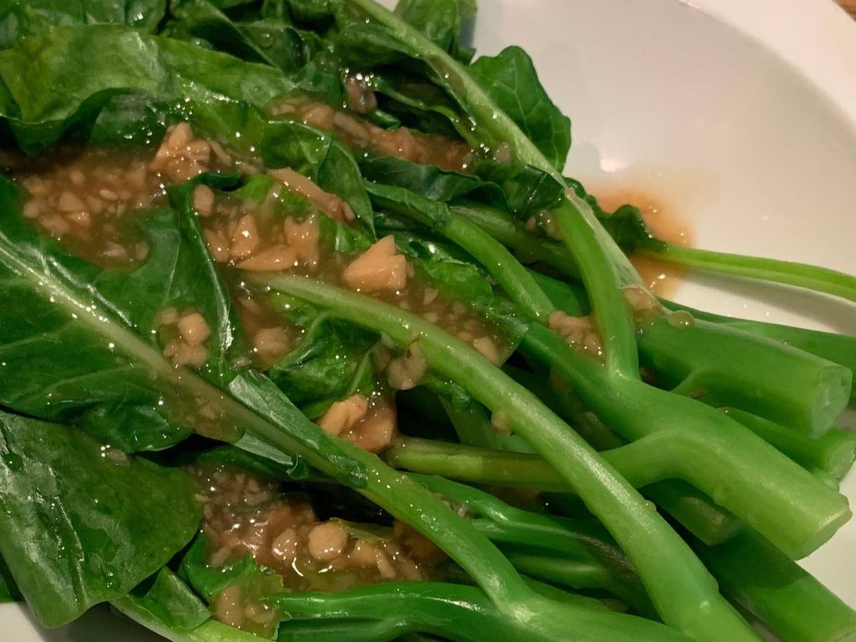 Steamed Chinese Broccoli
