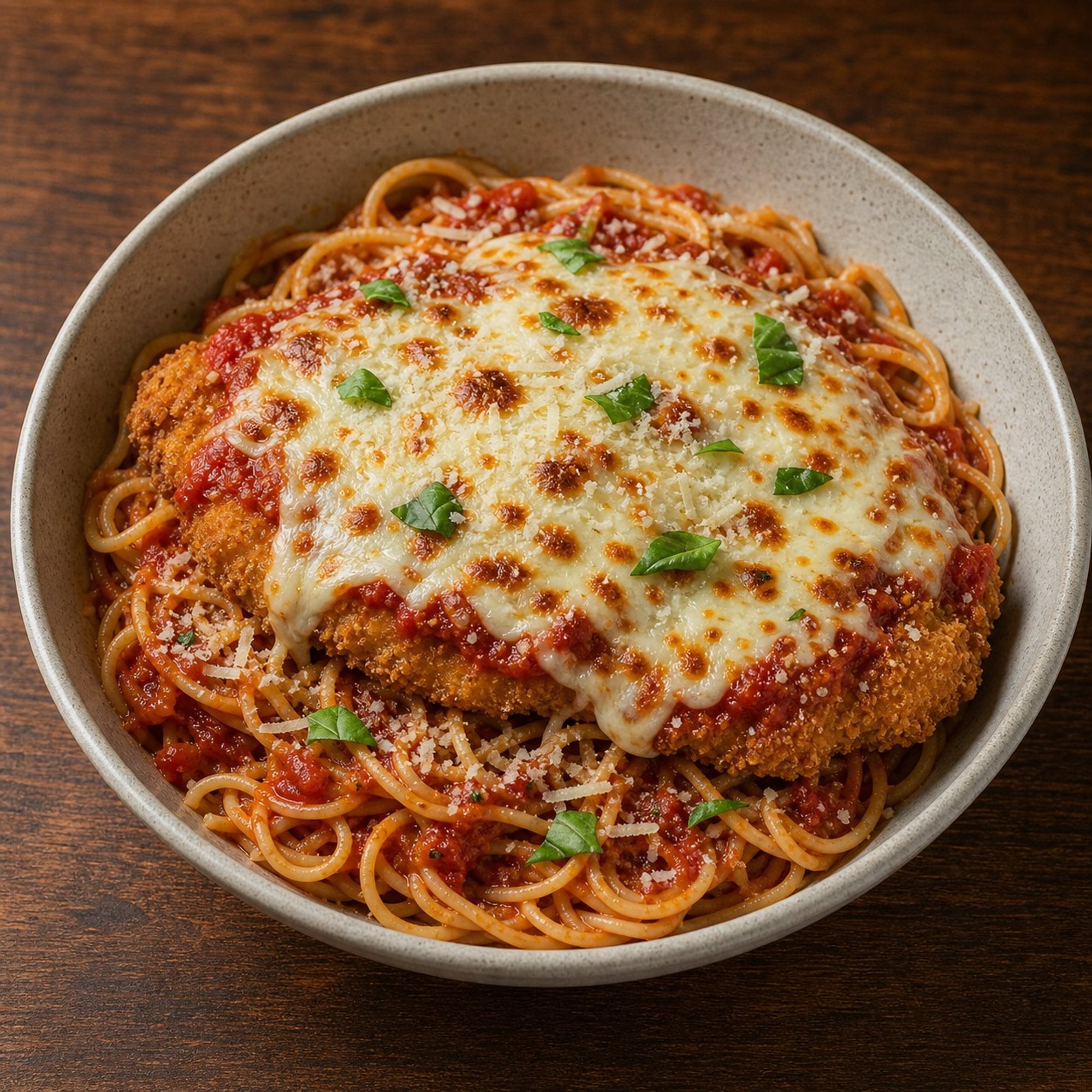 Chicken Parm Spaghetti