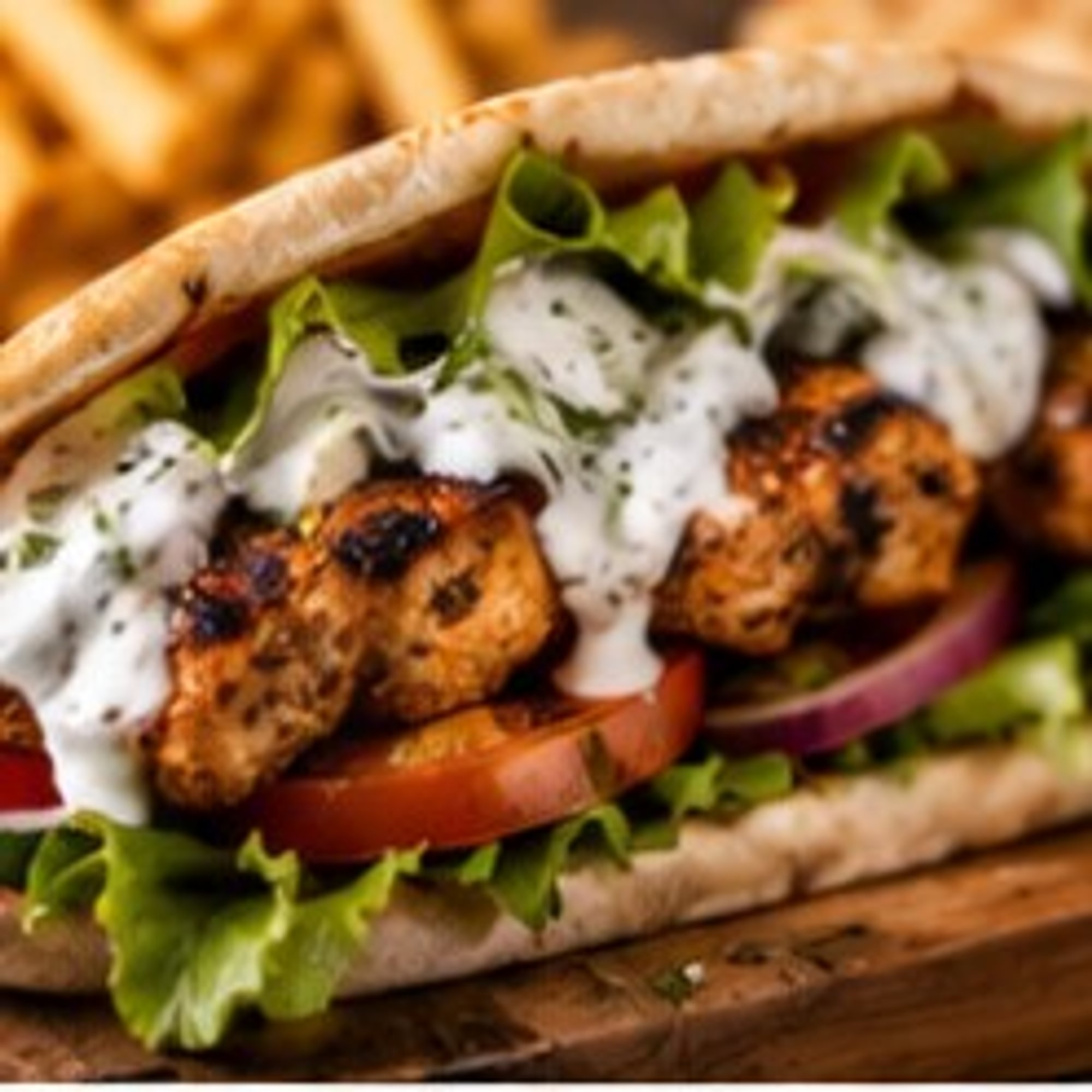 Chicken Shish Kebab Sandwich