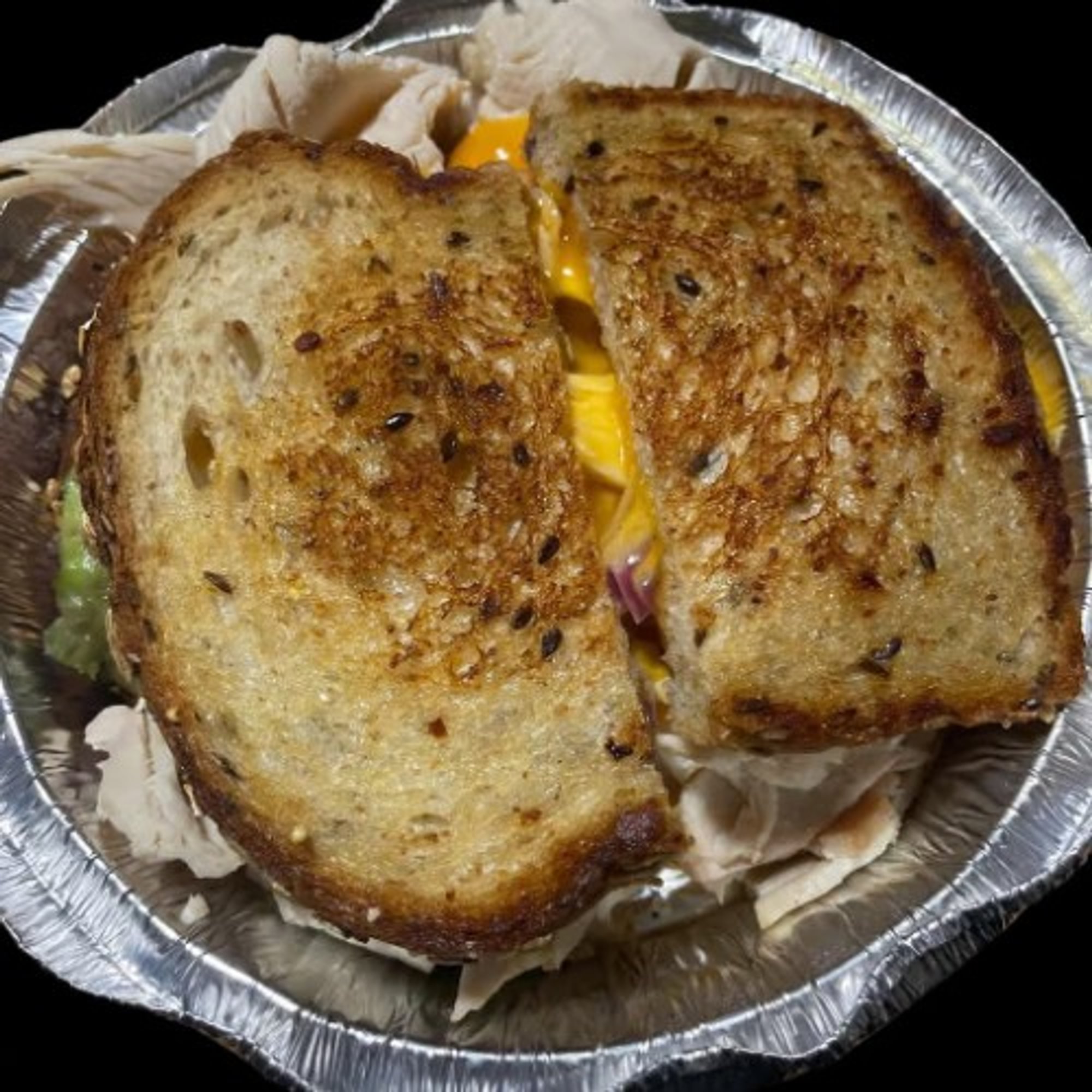 The Griller Stuffed Grilled Cheese