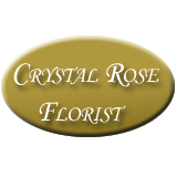 Crystal Rose Florist Logo