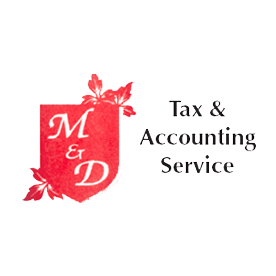 M &amp; D Tax &amp; Accounting Service Logo