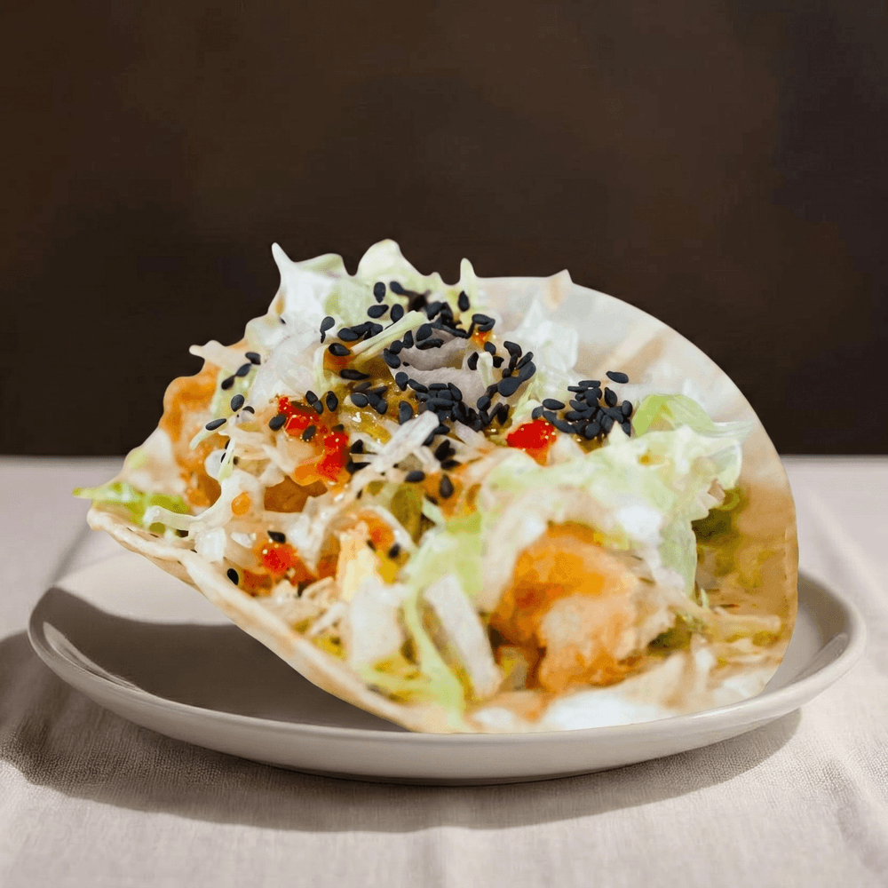 Kung Pao Shrimp Taco