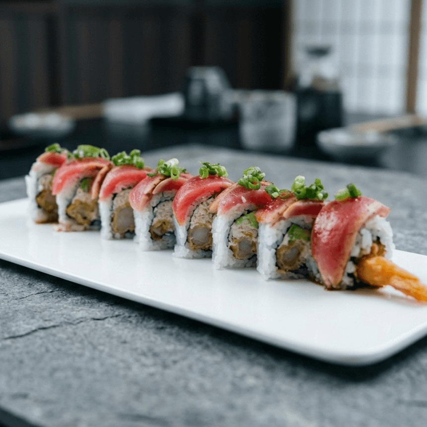 Ahi Tuna Tataki Roll
