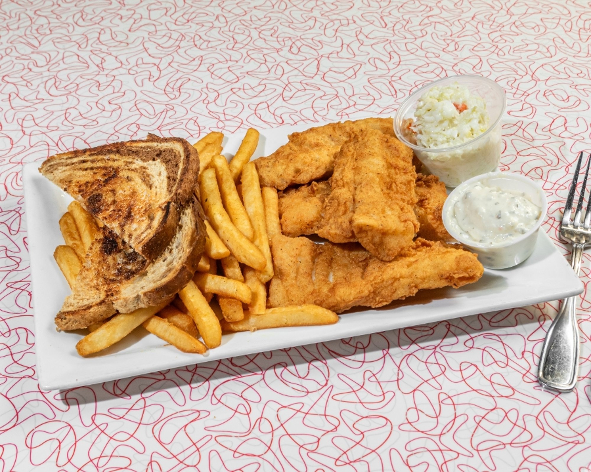 Fried Cod Dinner