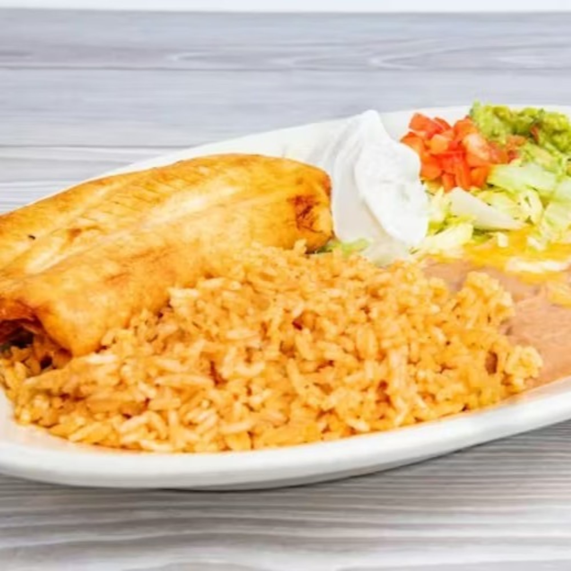 Chimichanga Seafood (Only Shrimp)
