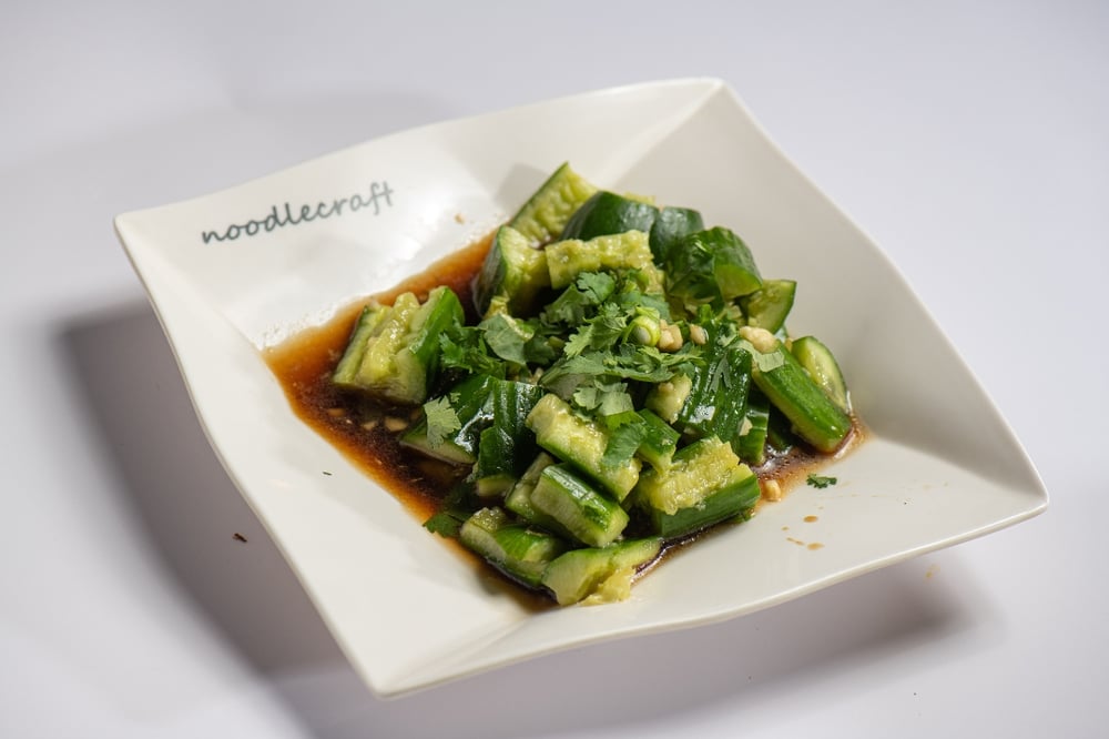 A-1 Pickled Crushed Cucumber in Garlic Soy Sauce (凉拌黄瓜) - Cold Dish