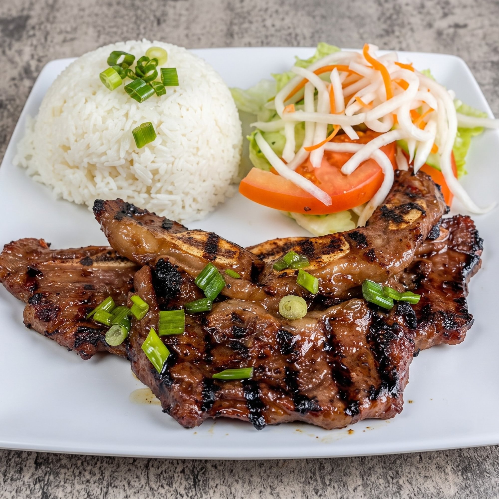 C4. Korean Short Ribs Plate