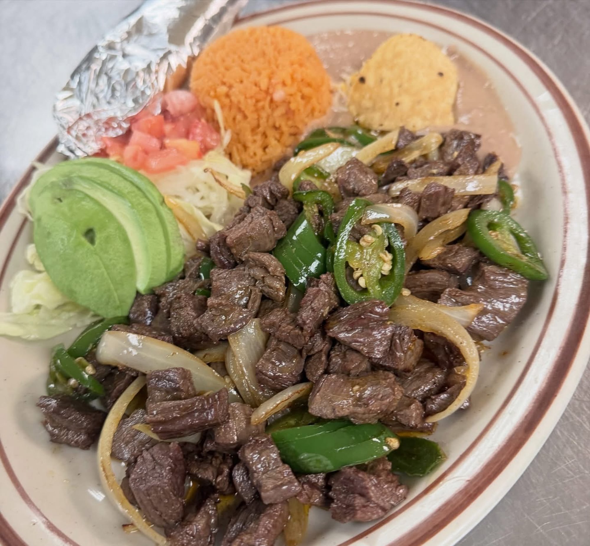 Steak a La Mexicana