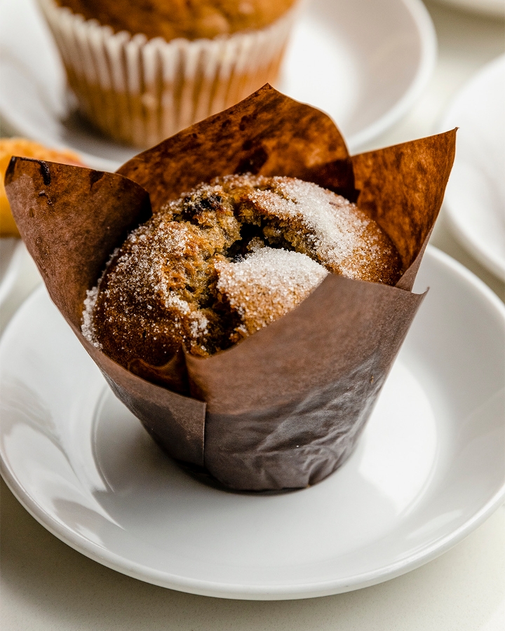 Vegan Blueberry Banana Muffin