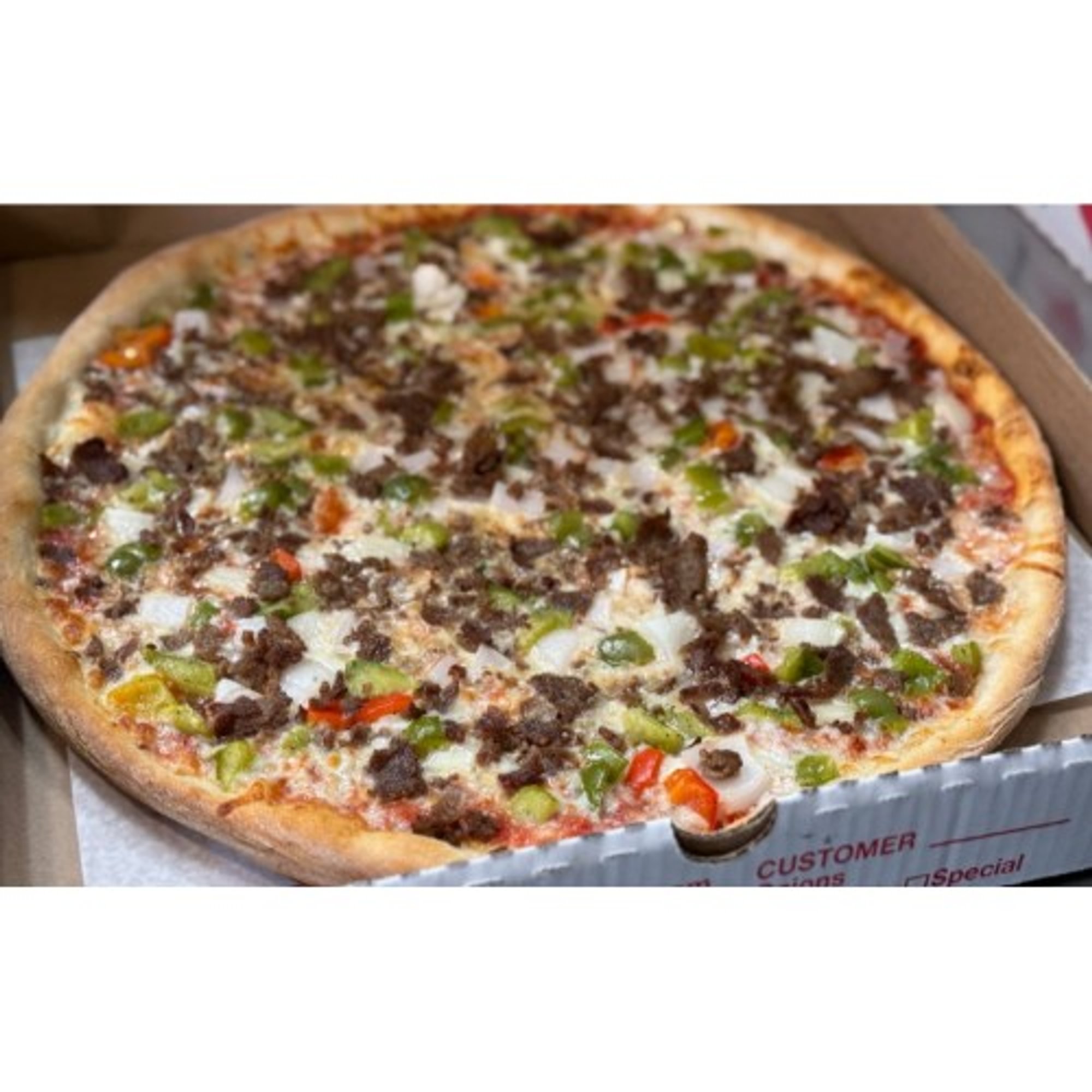 Philly Cheesesteak Pizza