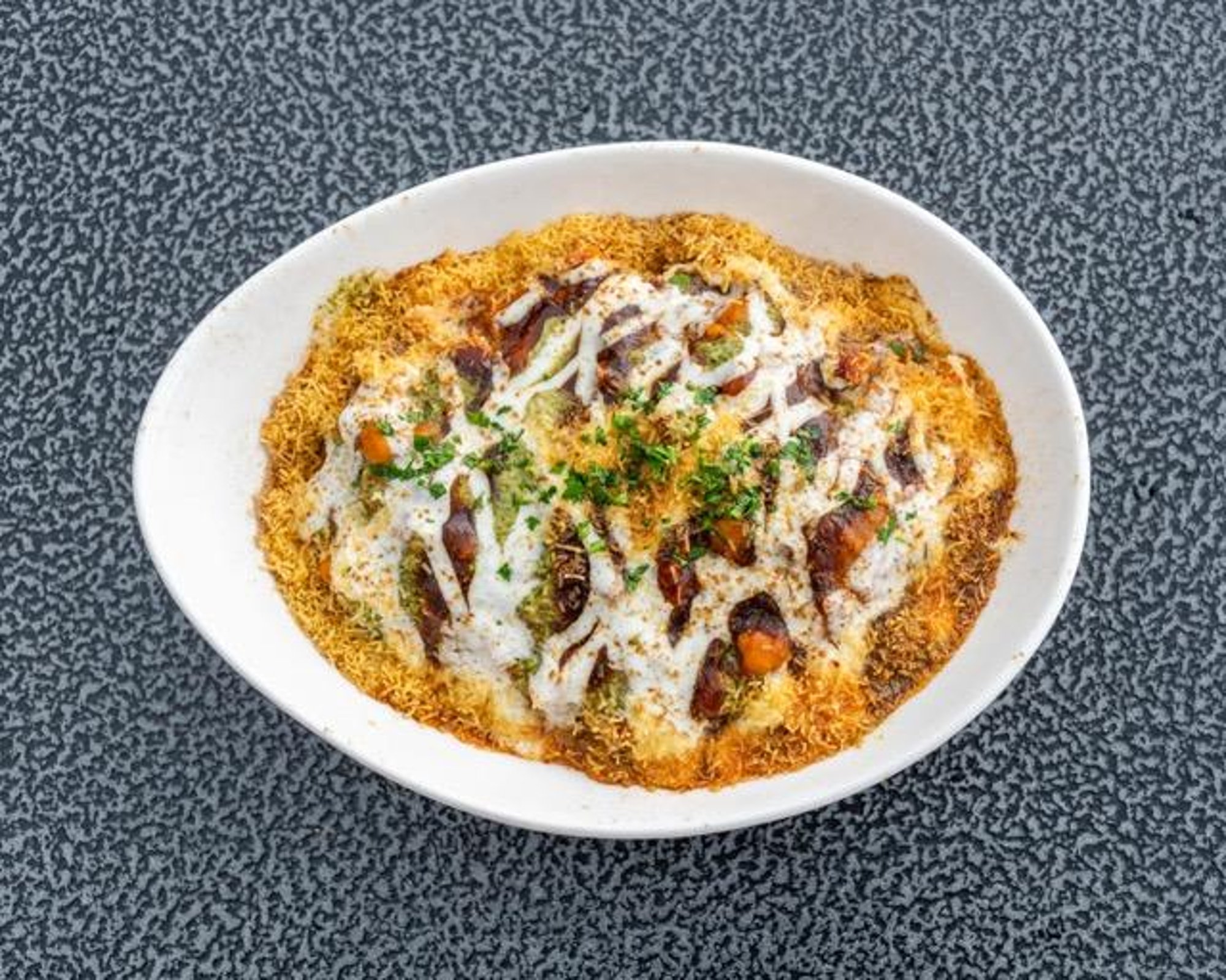 Delhi Style Samosa Chaat