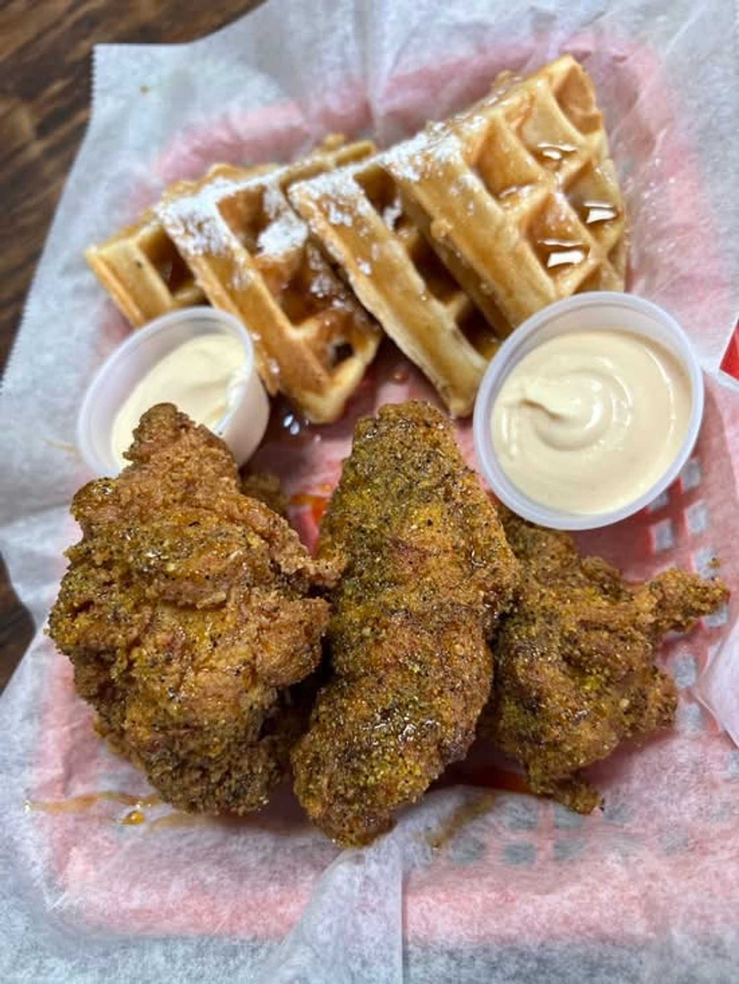 Chicken & Waffles (5pcs Wings)