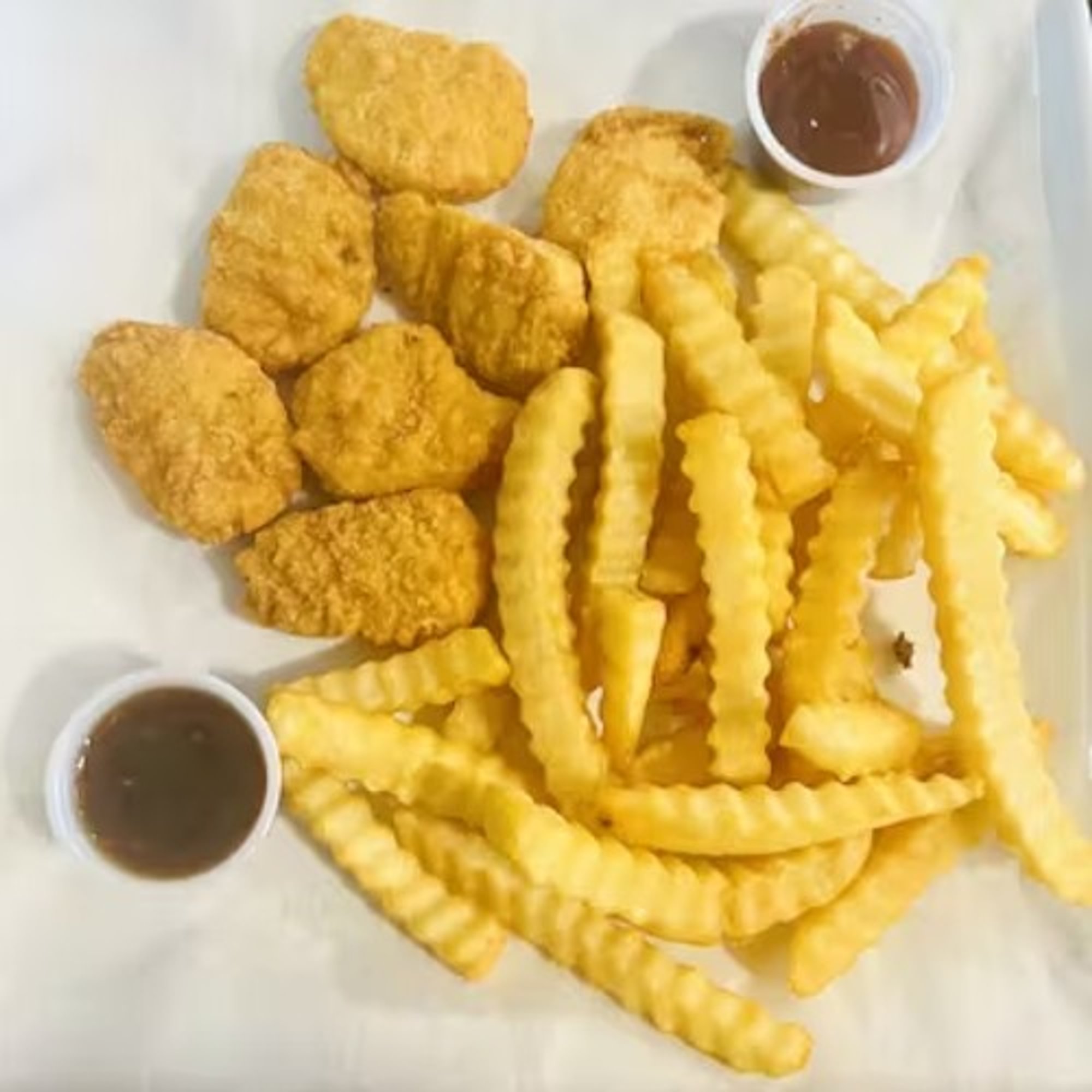 BBQ Chicken Nuggets Combo 6pcs