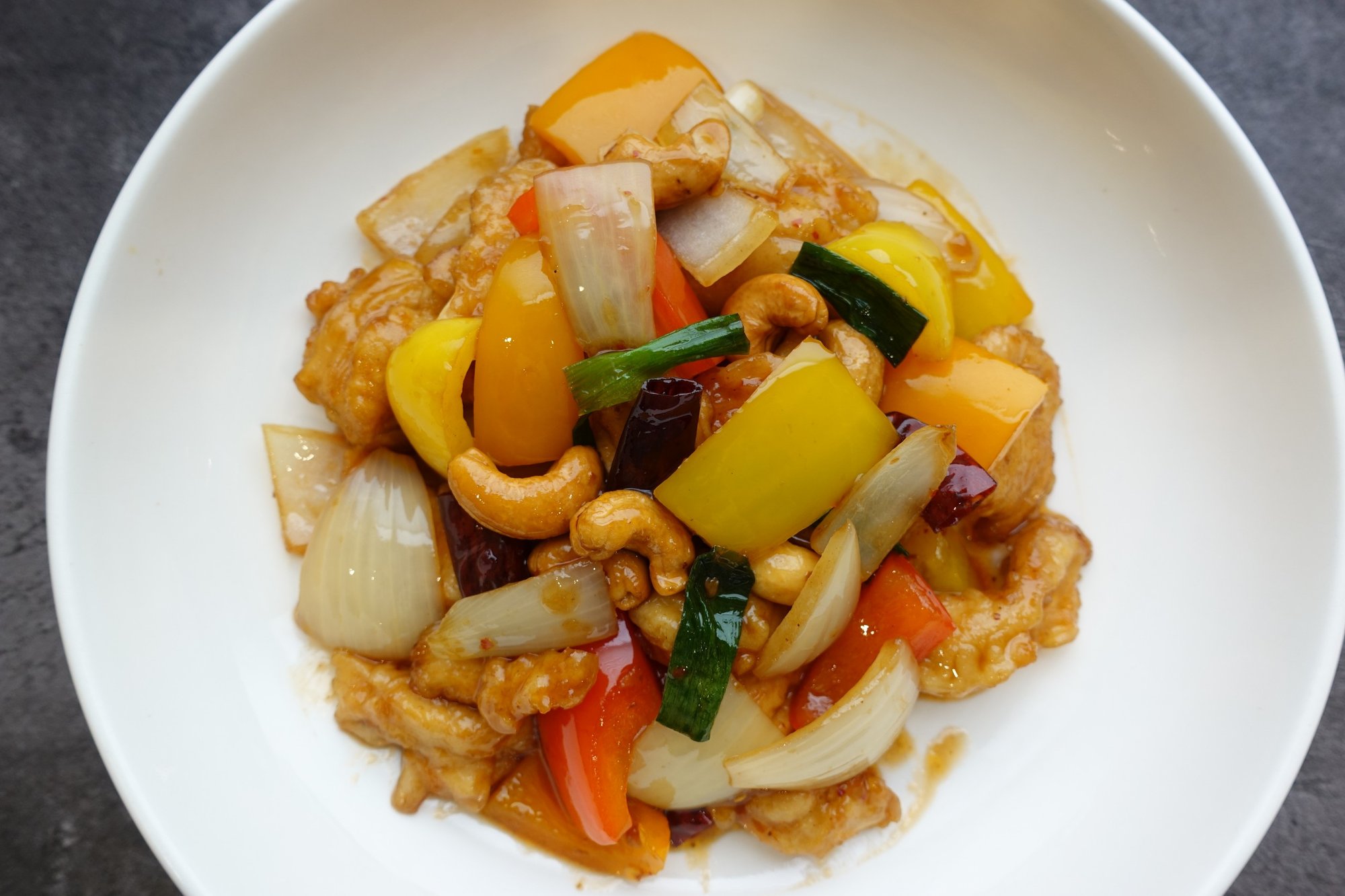 Chicken Cashew Nut (ไก่ผัดเม็ดมะม่วง)(🌿GF)