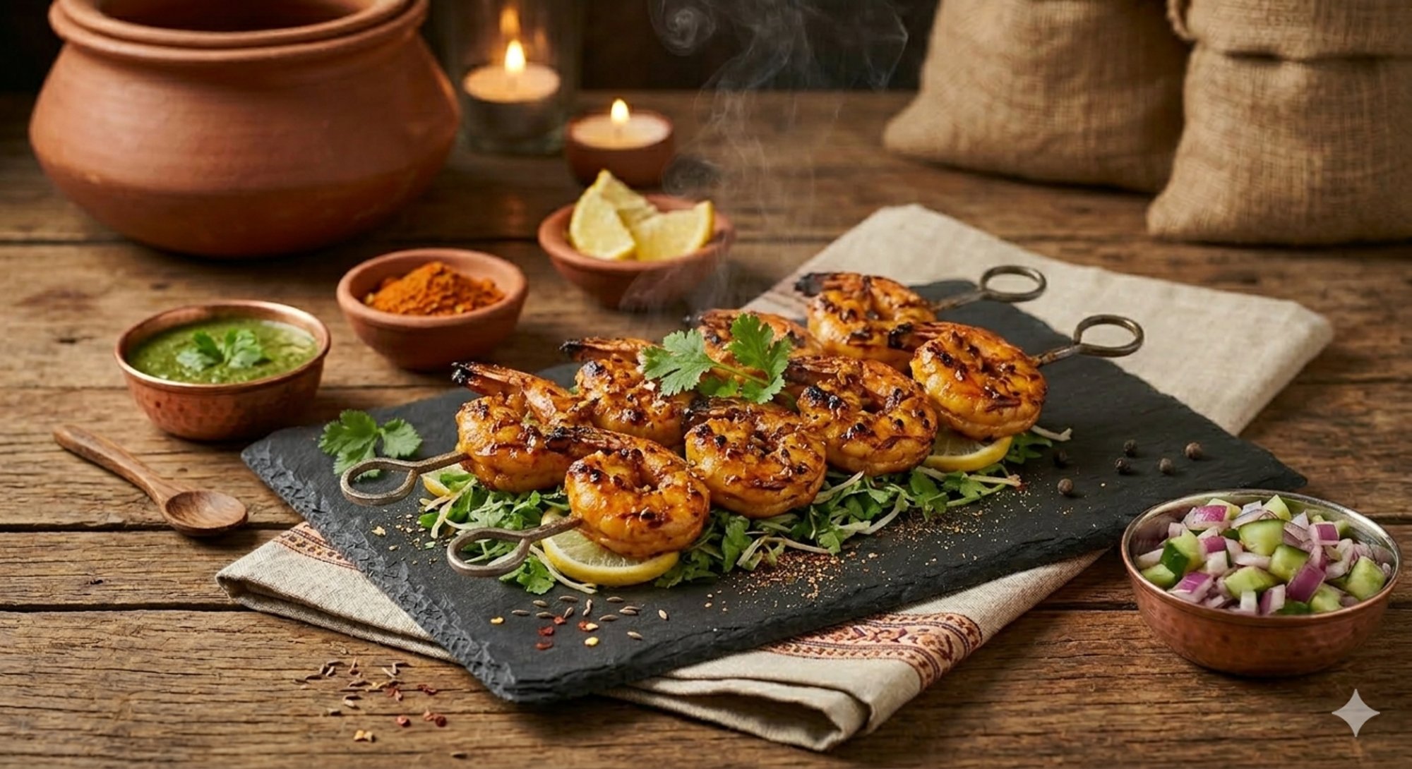 Tandoori Garlic Shrimp