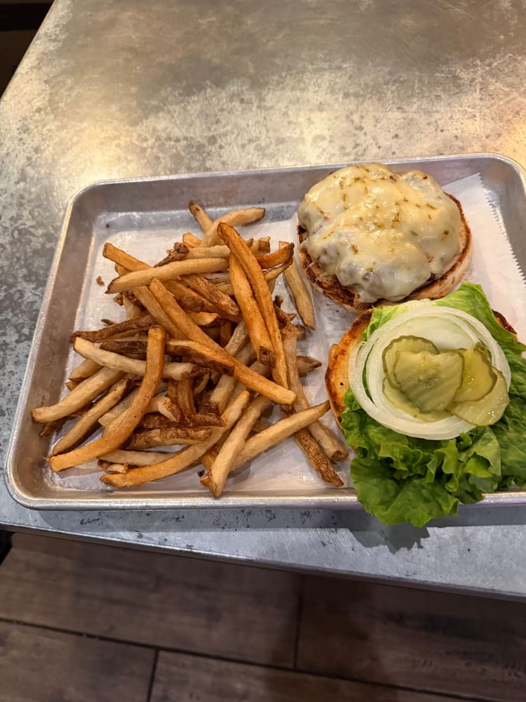 Mushroom Swiss Burger