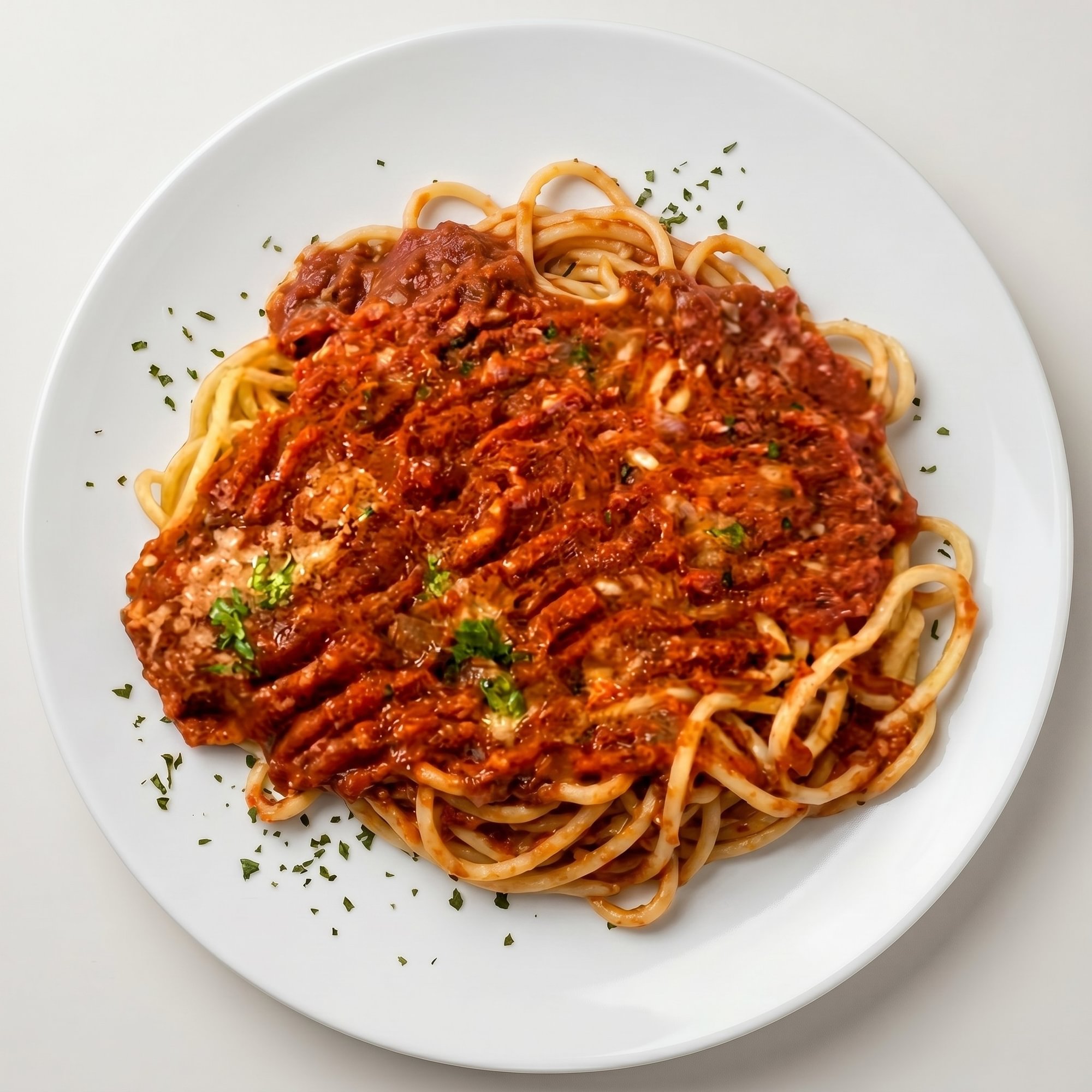Spaghetti, Angel Hair or Fettuccine with Marinara