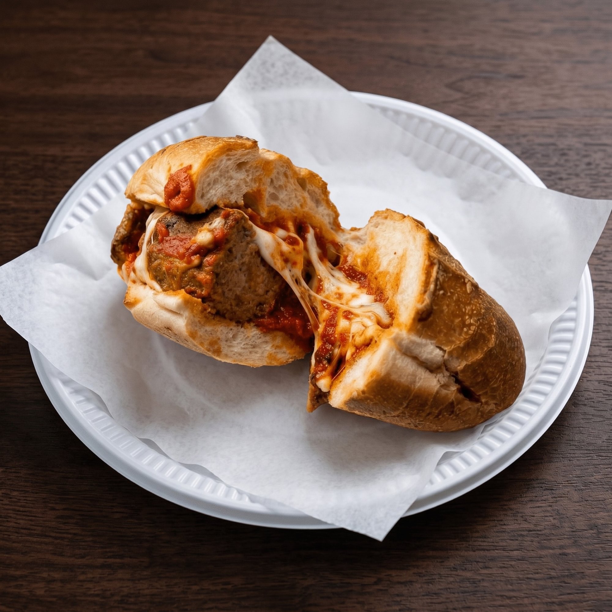 Meatball Parmesan Sub