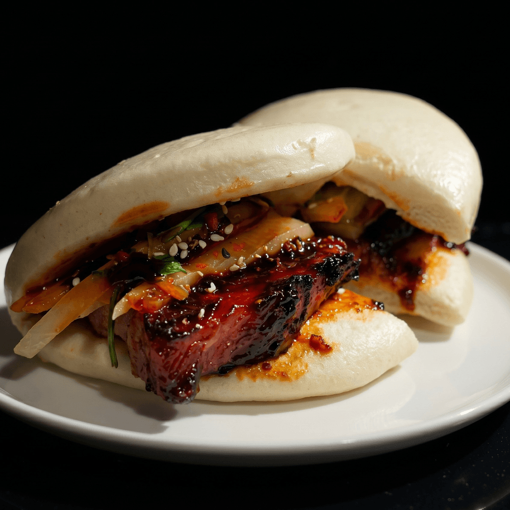 Lotus Bun (Bao Bun) with Pork Belly