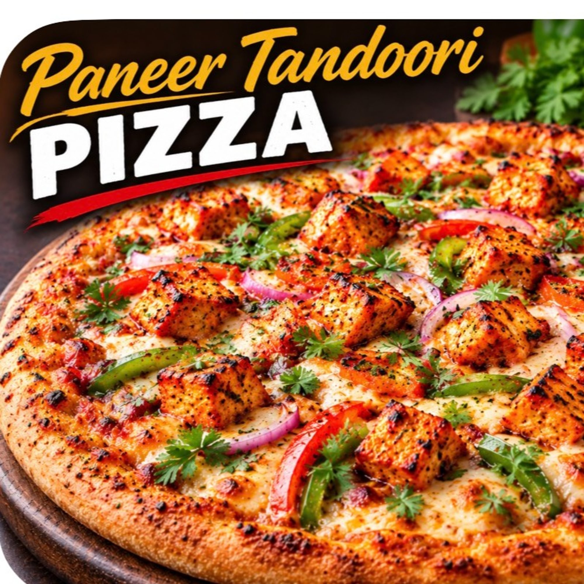 Paneer Tandoori Pizza