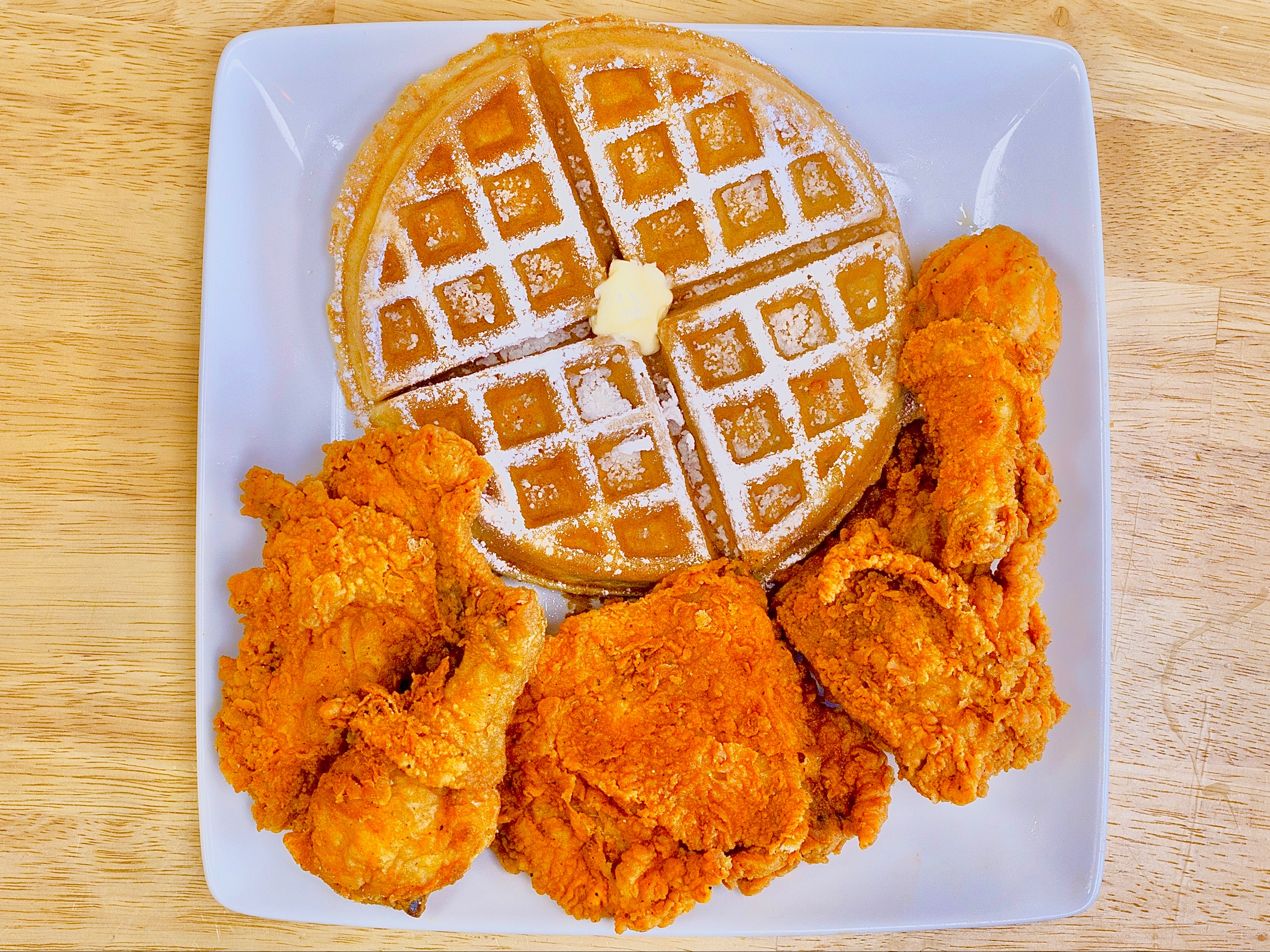 9 Dark Meat & 2 Waffles